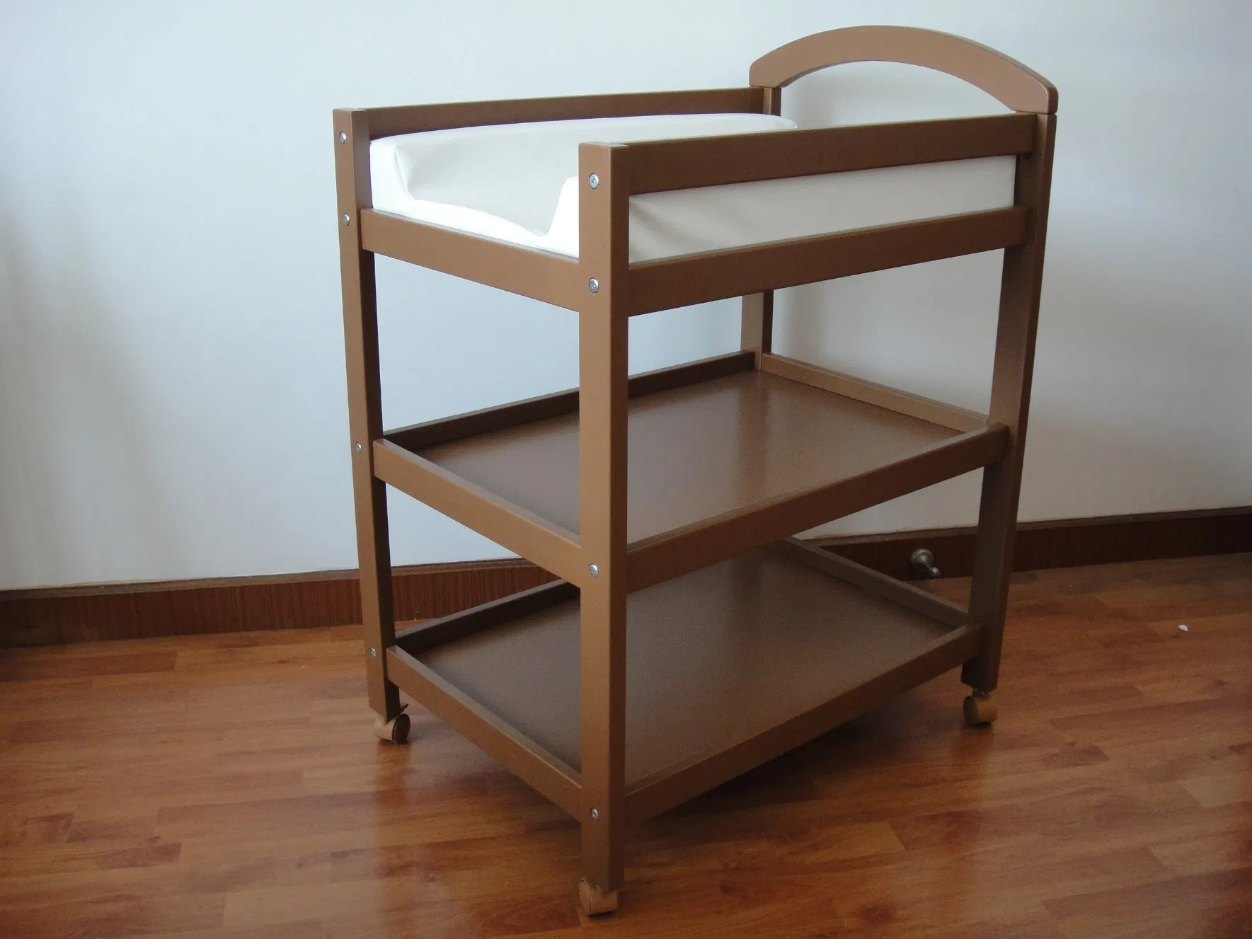 Modern Mobile Baby Changing Station for Girl Gray Grey
