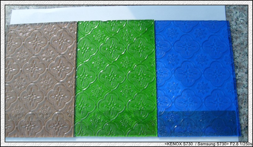Pattern Glass/ Printed Glass/Figured Glass/Patterned Glass with Diamond Pattern