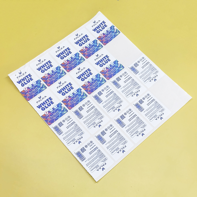 Hot Sale Art Paper Colorful Roll Adhesive Label Sticker Printing Manufacturer