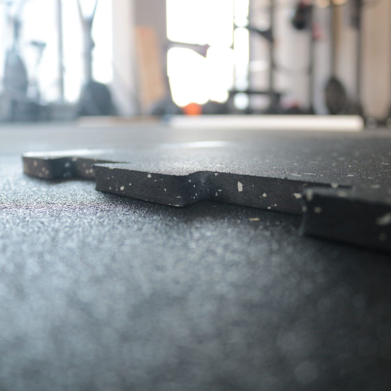 High Quality Interlocking Anti-Slip High Density Rubber Gym Flooring Rubber Floor Mats