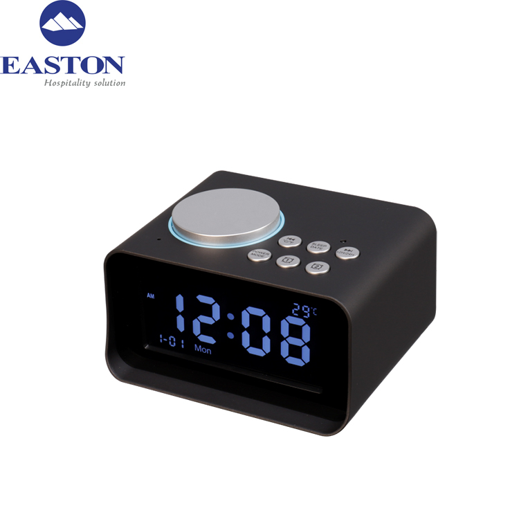 Hotel White Digital Clock Radio