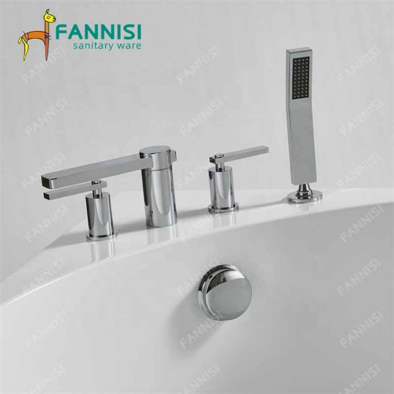 Угловая акриловая ванна FANNISI, 180x90 см