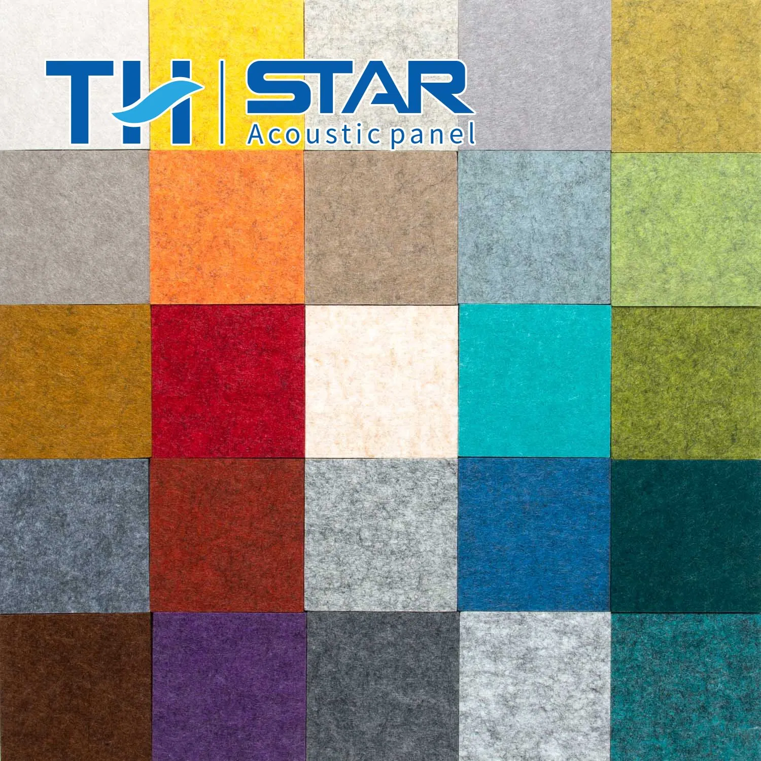 Polyester Fiber Acoustic Panel Sound Insulation Decorative Wall Tile Polyester Fiber Sound-Absorbing Board