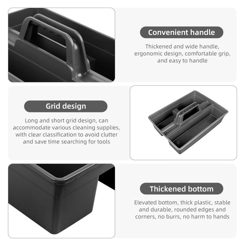 Wholesale Plastic Household Portable Tool Storage Basket Hotel Cleaning Items Basket