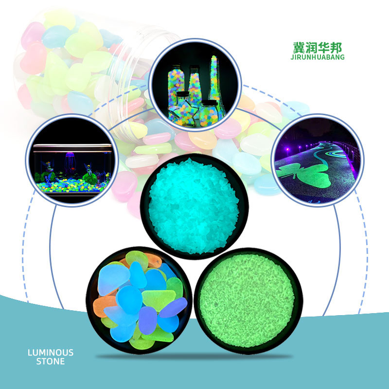 Decorative Luminous Gravel for Balcony Garden Bulk Glow Stone Direct Supply