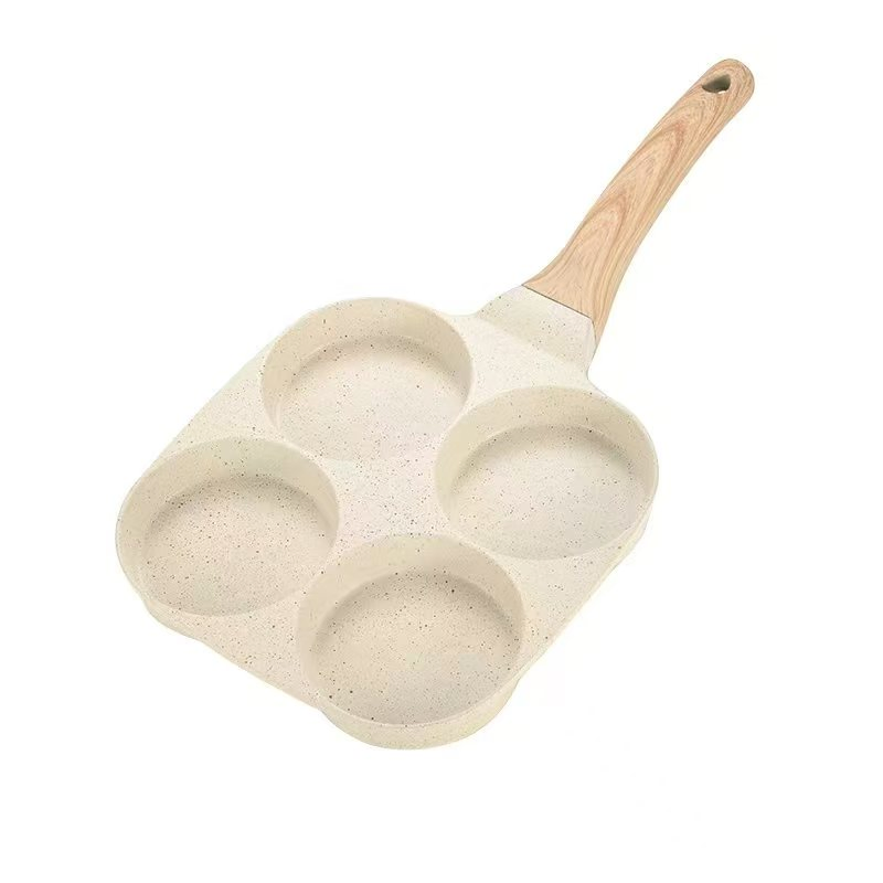 Fried Egg Burger Machine Flat Bottomed Non Stickfour Hole Breakfast Pot Mini Fried