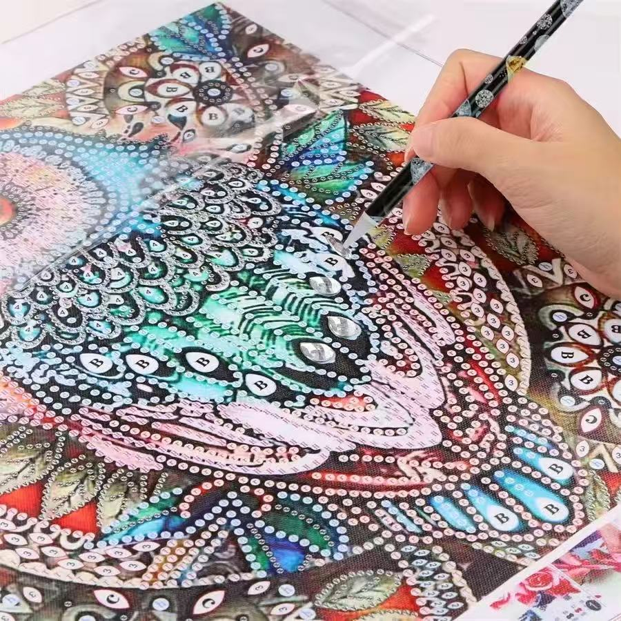 2025 New Design Wholesale Crystal Wax Pencil Diamond Picker Nail Art Decoration Tool Nails Dotting Pen