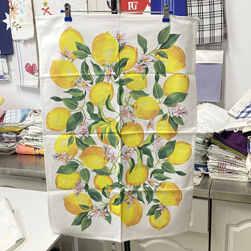 Elegant Embroidered Kitchen Table Tea Towels for Adult Use