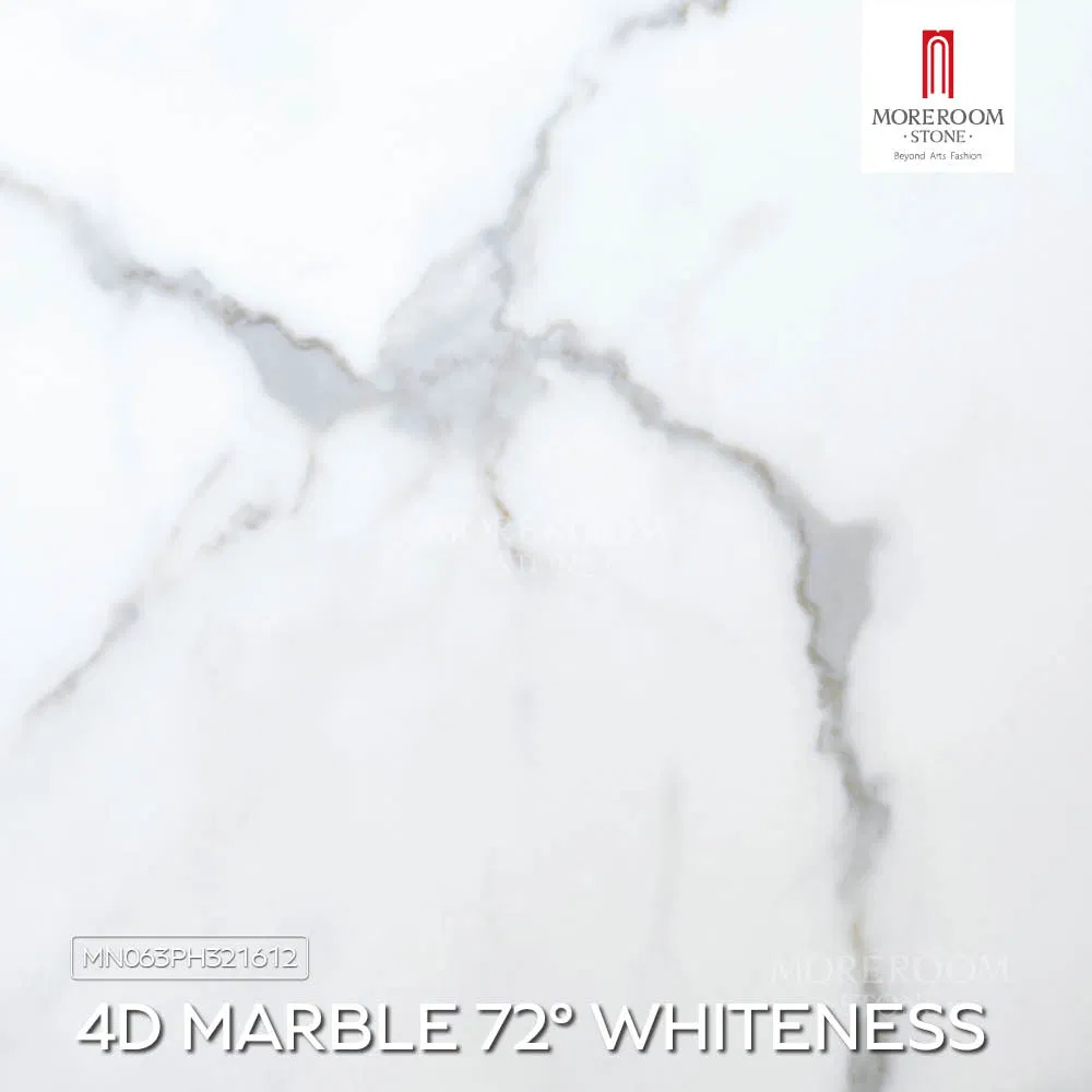 Porcelain Slab Statuario Diamante Marble Tiles for Fresh Natural Style Wall Cladding