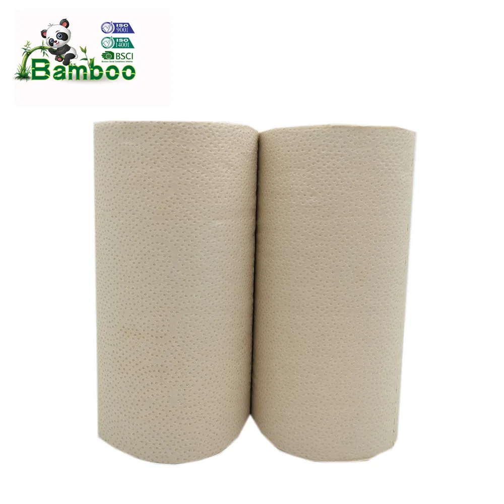 Manufacturer of Unbleached Pure Bamboo Pulp Paper Towel