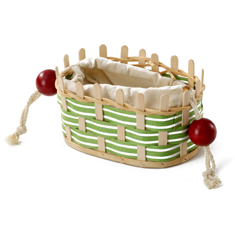 Nordic Woven Drawstring Tissue Box Holder