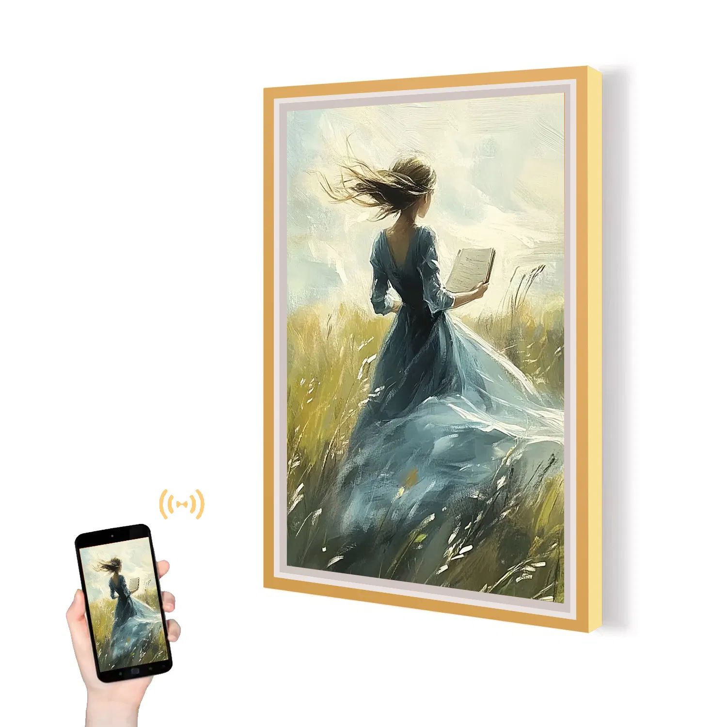 Digital Photo Frame with Android OS for Art and Industry