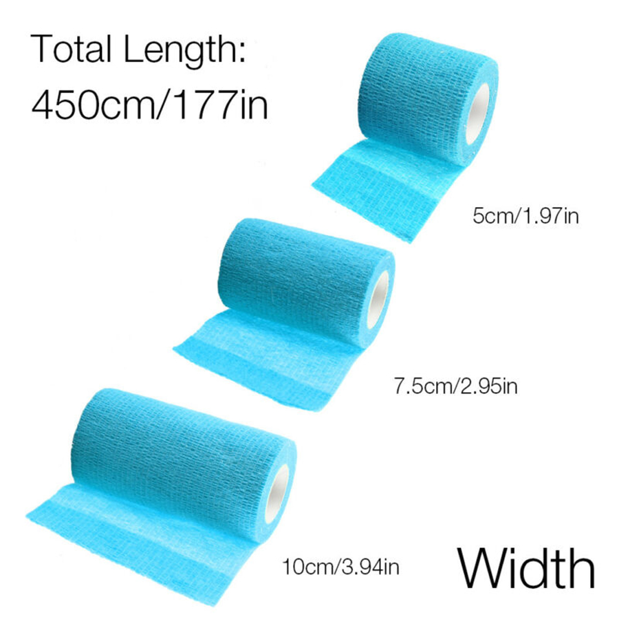 50mm 2 Inch Non-Woven Tape Self Adhesive Camouflage Elastic Bandage Tattoo Grip Wraps