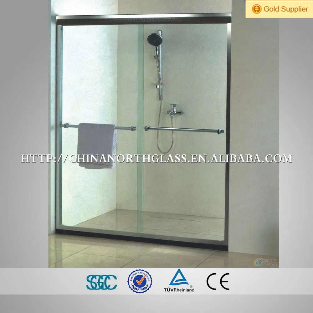 Frosted/Tinted or Clear 8mm Bathroom Tempered Glass