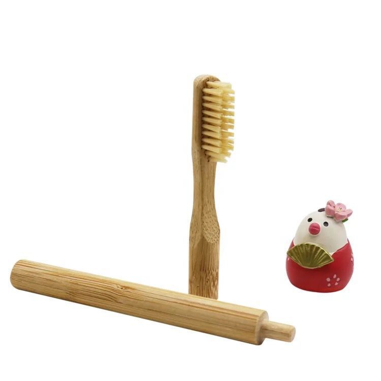 Biodegradable Soft Bristles Natural Bamboo Toothbrushes with Replaceable Bamboo Brush Heads