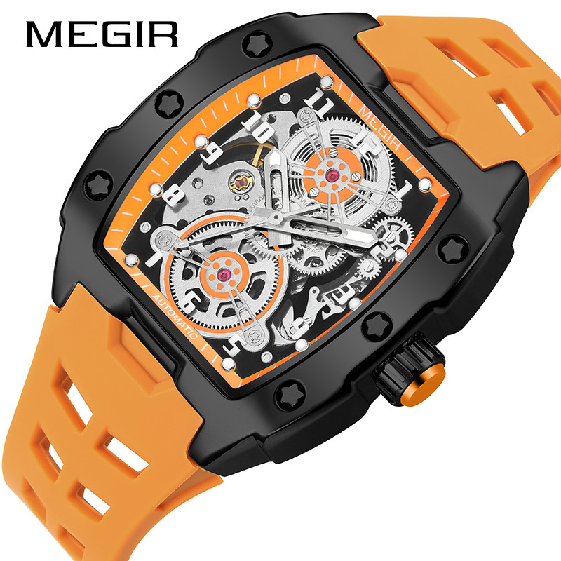 Megir 8602g Hot-Selling Men's Fashion Sport Waterproof Luminous Mechanical Watch