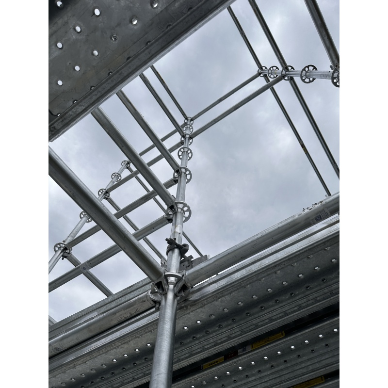 Layher Scaffolding Material Ringlock Vertical Standard with Bolted Spigot