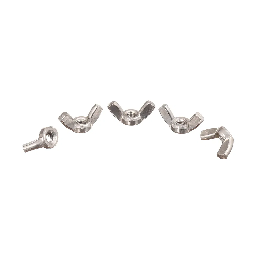 Hand Tighten 3PCS Shield Anchor Nut DIN315 Stainless Steel 304 316 Wing Lock Nuts