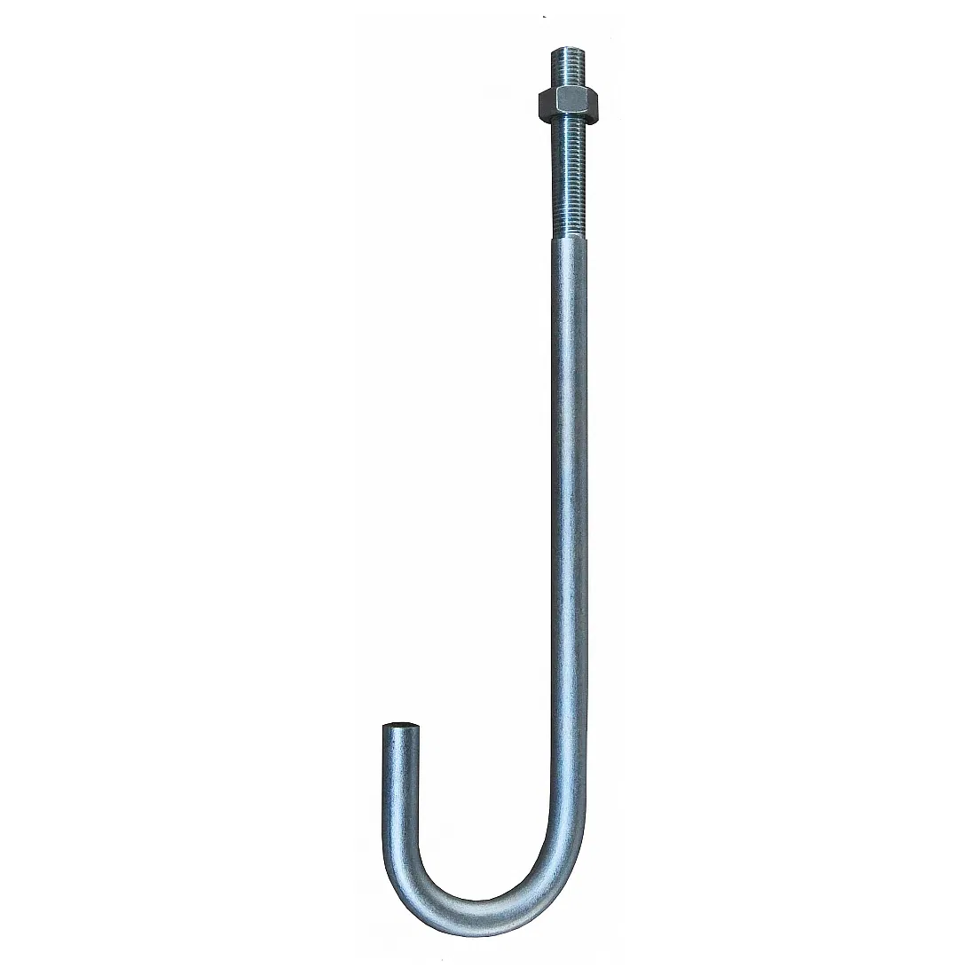 Durable Galvanized Carbon Steel J-Shaped Anchor Bolt J-Bolt with Nut