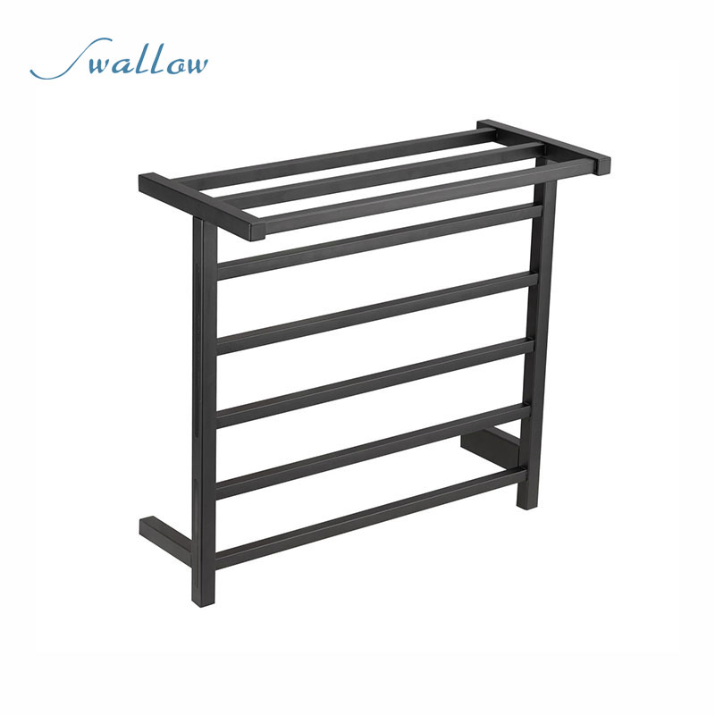 5-Bar Electric Towel Warmer in Brushed Stainless Steel