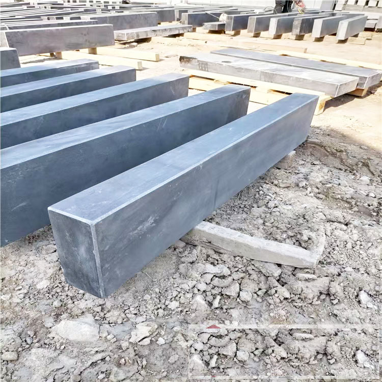 Outdoor Radius Curved Silver Grey G343 Natural Granite Building Kerbs Stone with Beveled