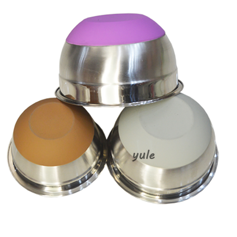 Food Container Multi-Size Takeaway Stainless Steel Salad Bowl with Lid