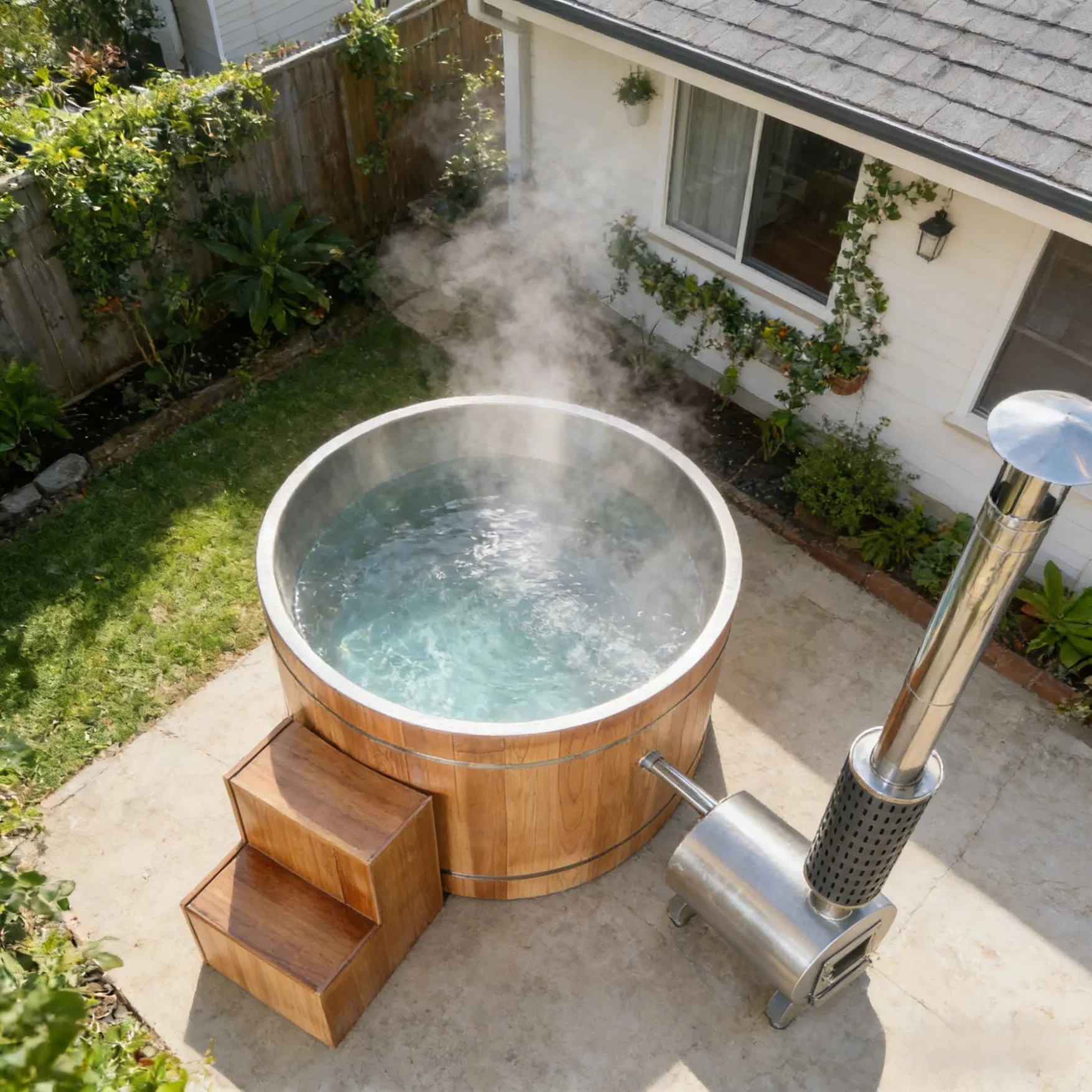 Дровяная купель Thermo Spruce с SPA-печью