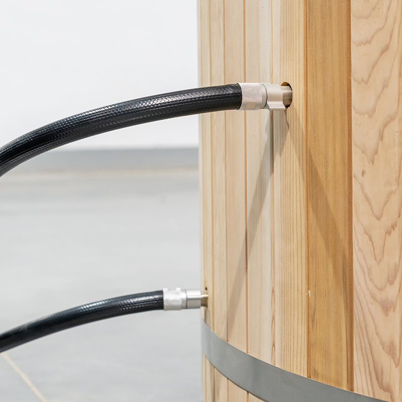 Термодеревянная ледяная ванна Cold Plunge с крышкой