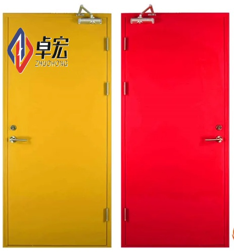 Premium Fire-Resistant Steel Exit Door for Hotels and Homes