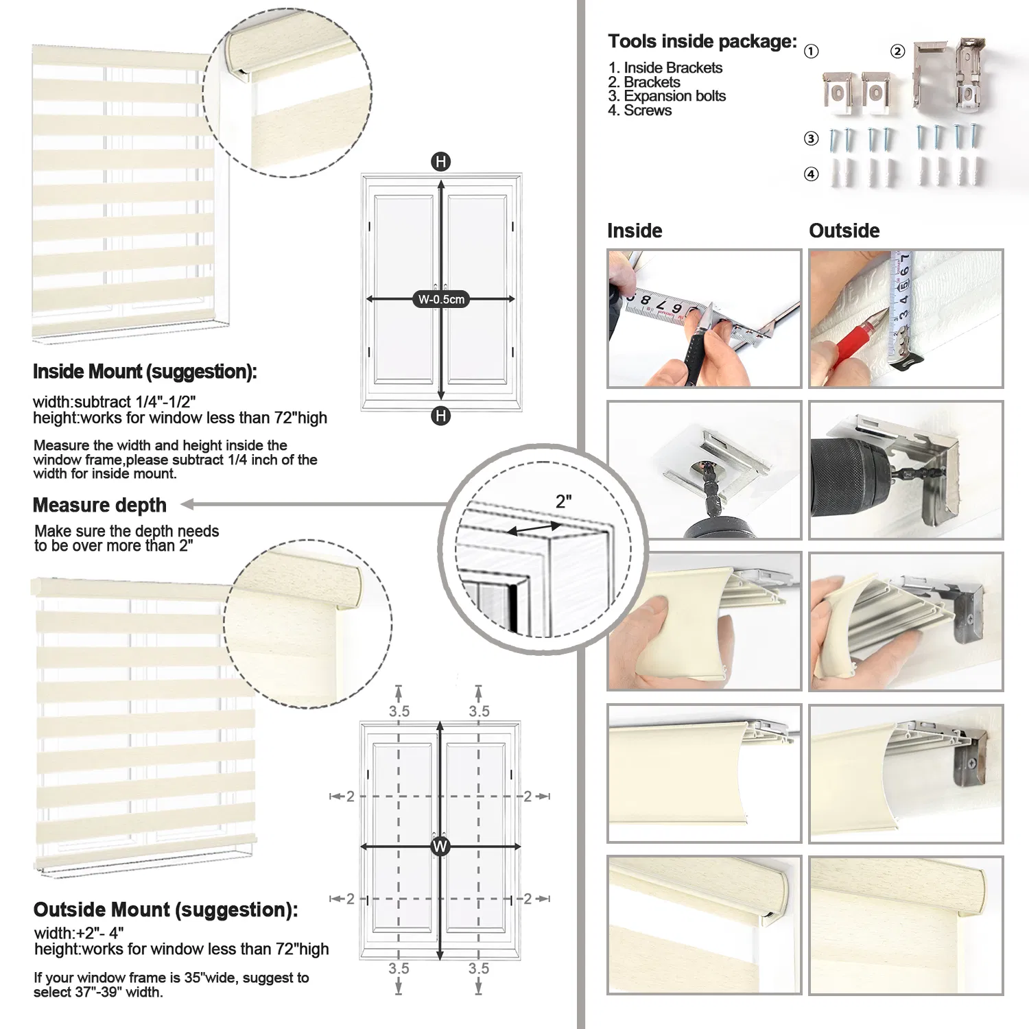 Custom Battery Operated Blinds for Fashionable Home and Hotel Use