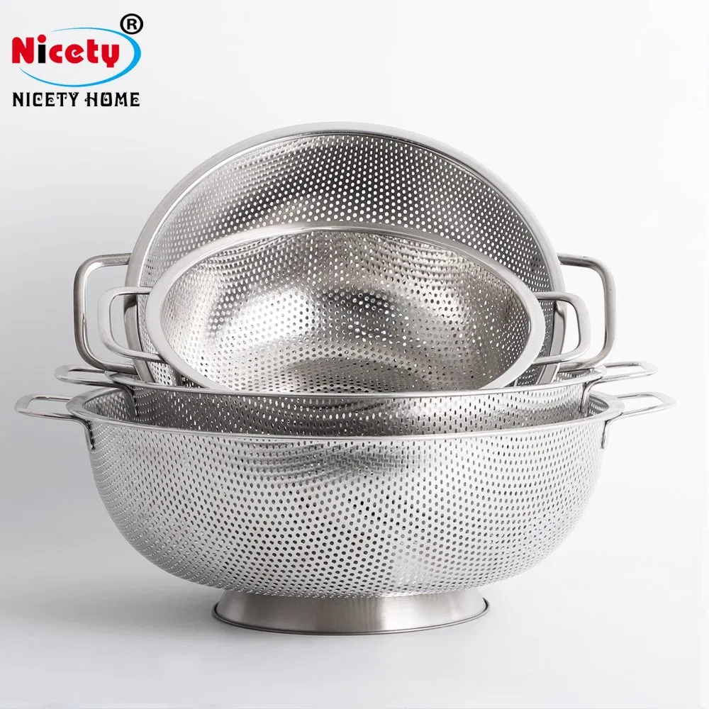 Customizable Explainable Stainless Steel Vegetable Basket Fruit Basket Drain Basket