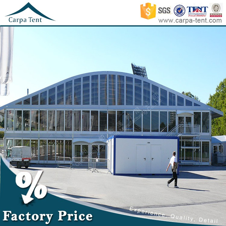 Customized Aluminum Frame Business Activities Double Decker Business Tent