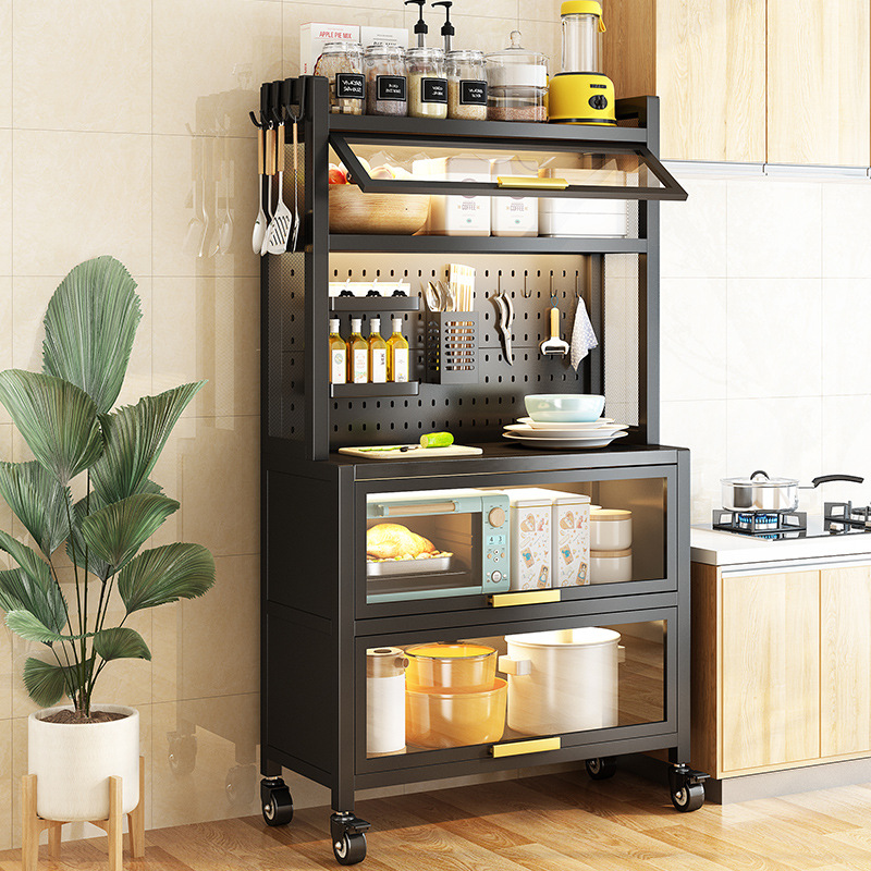 Шкаф стеклянный для гостиной кухни витрина