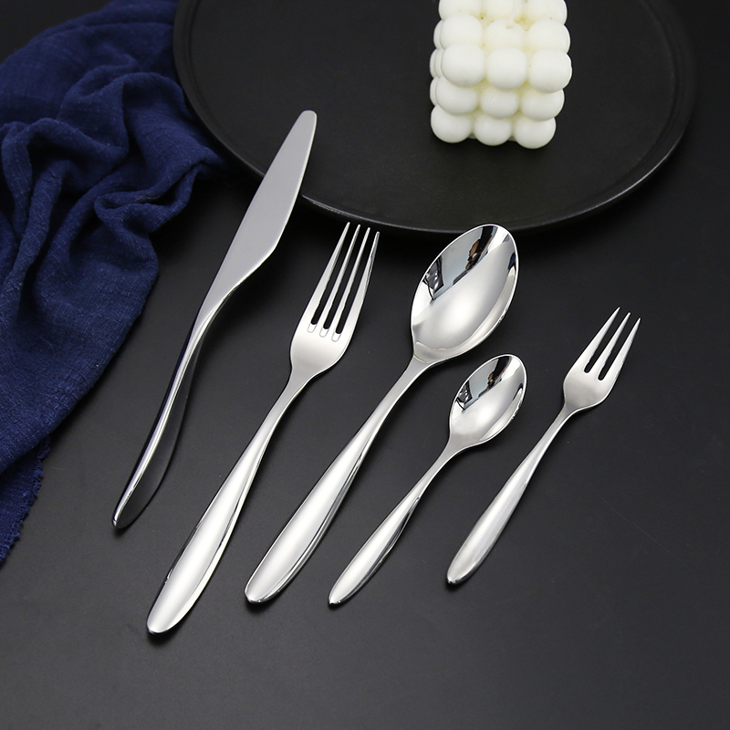 Bulk High Luxury Cutlery Set Spoons Forks and Knife Stainless Steel Flatwareset