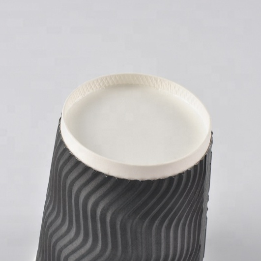 8oz Disposable Stripe Espresso Paper Cups for Coffee