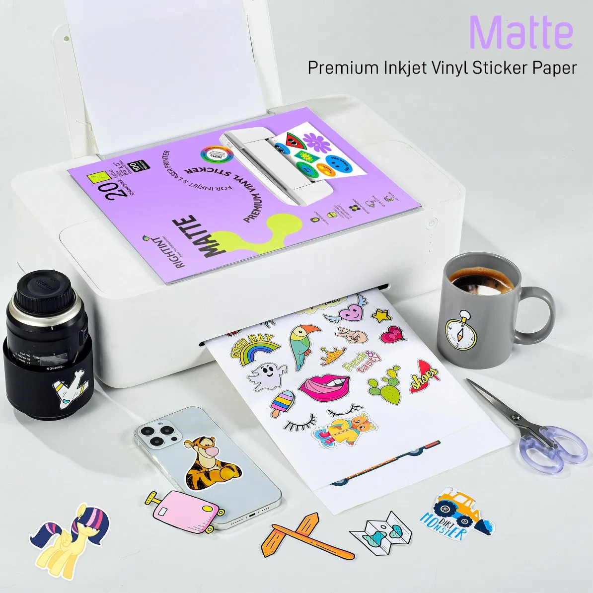 Good Price A4, OEM PP Rightint Carton Shanghai Labels Adhesive Paper Sticker