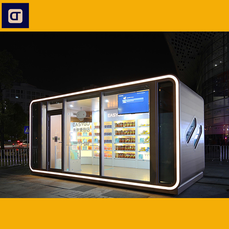 High-Quality Portable Environmental Protection, Waterproof, Fireproof and Wind Resistant Prefabricated Space Capsule Apple Cabin