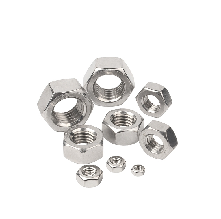 Гайки шестигранные из нержавеющей стали 304/316