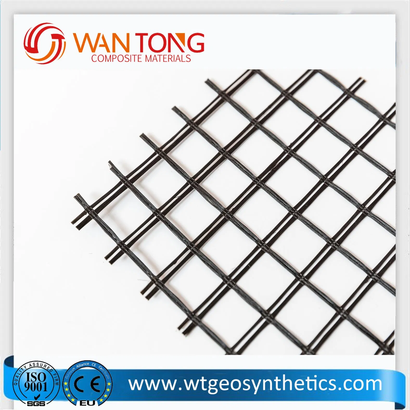 100kn/Africa Hot Sale/New Promotion/Geocomposite Fiberglass Geogrid