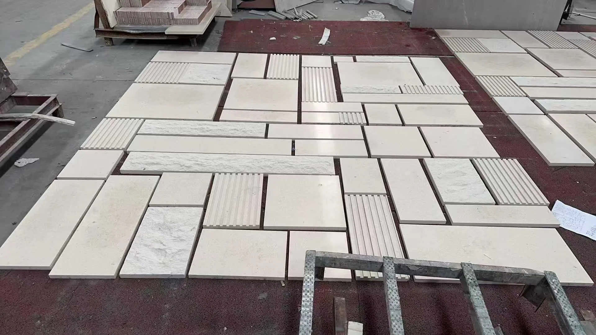 Classic Portugal Beige Limestone Slabs Tiles for Wall Cladding & Flooring Decoration