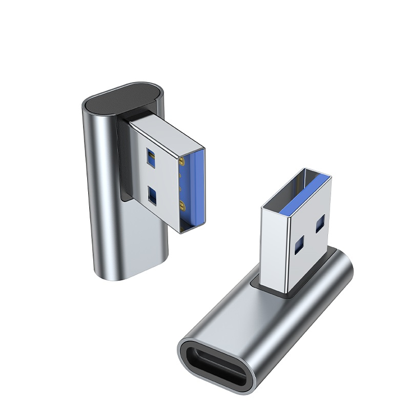 Адаптер Type-C на USB, 90 градусов, новый дизайн
