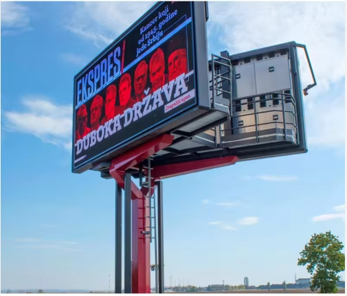 Outdoor Digital Sign Billboard Advertising High Resolution Fixed Installation P6 P8 P10 LED Giant Screen