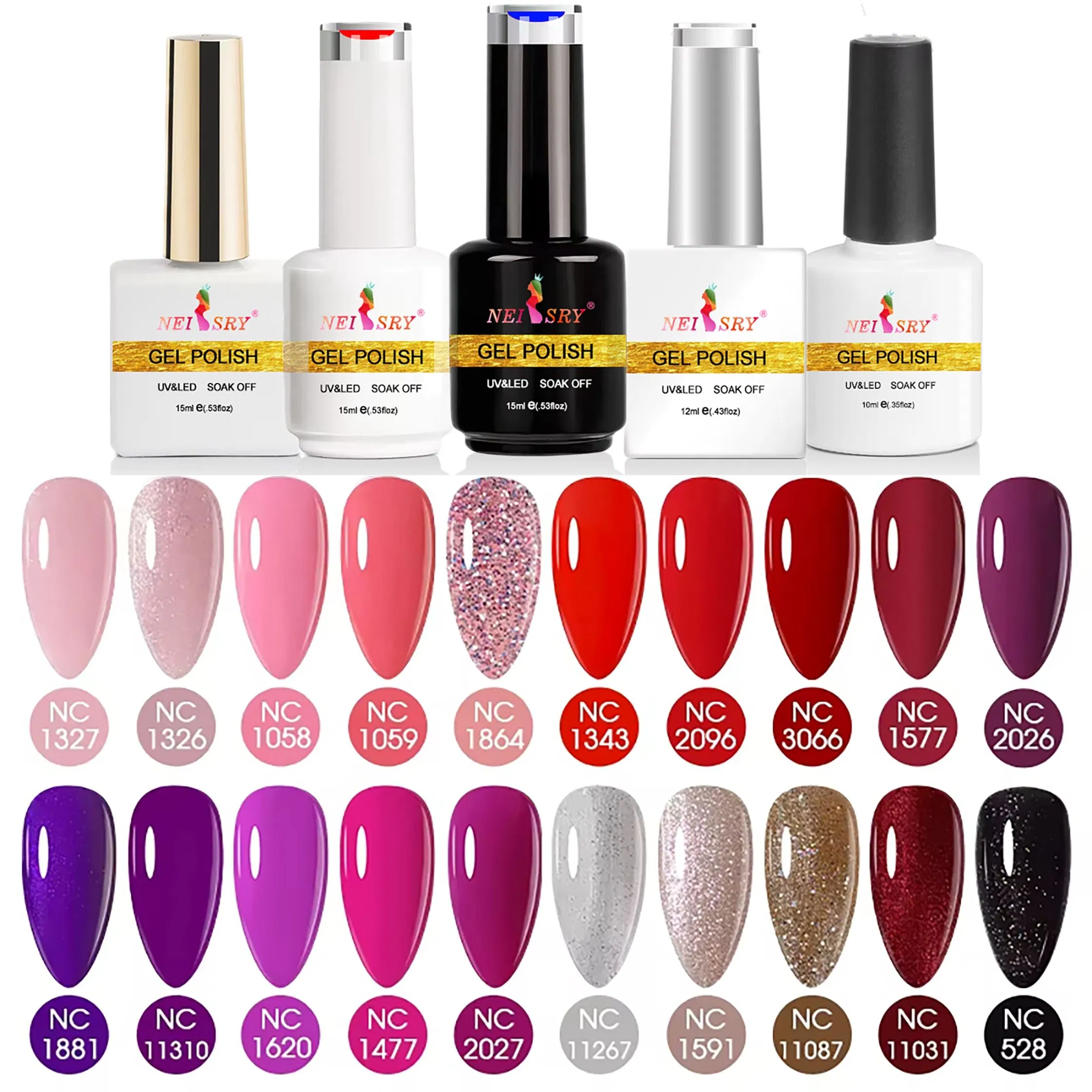 Professional Soak off Gel Polish Kit UV LED Long Lasting Chip Resistant Vibrant Colors OEM/ODM Private Label