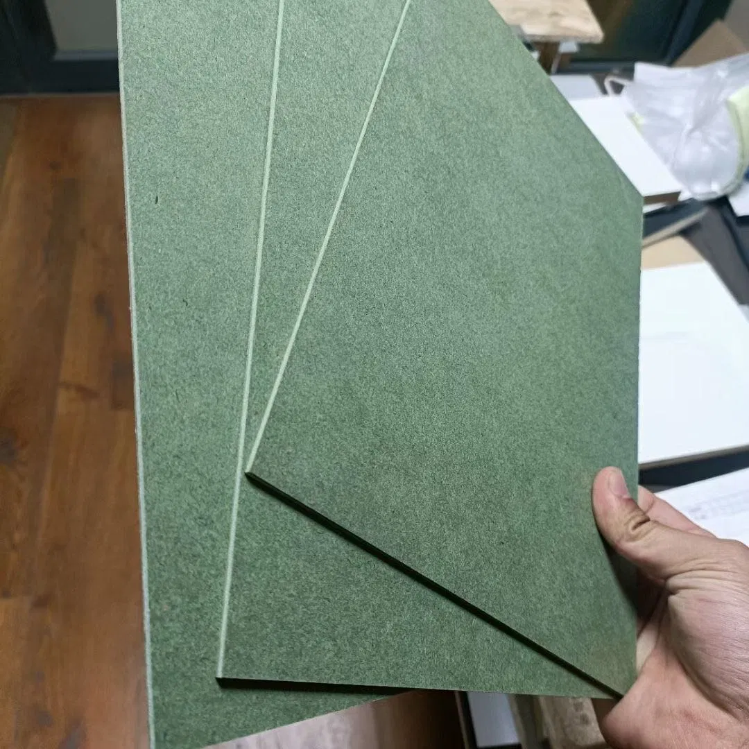 Moisture/Flame Resistant Plain&Melamine Faced Green Mr MDF Boards