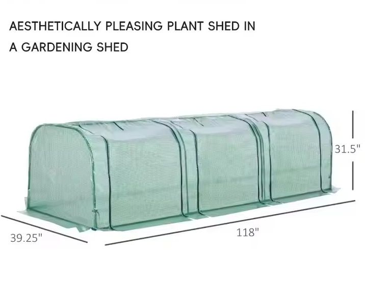 Easily Assemble Portable Outdoor Greenhouse Planter Multi-Layers Plants Greenhouse