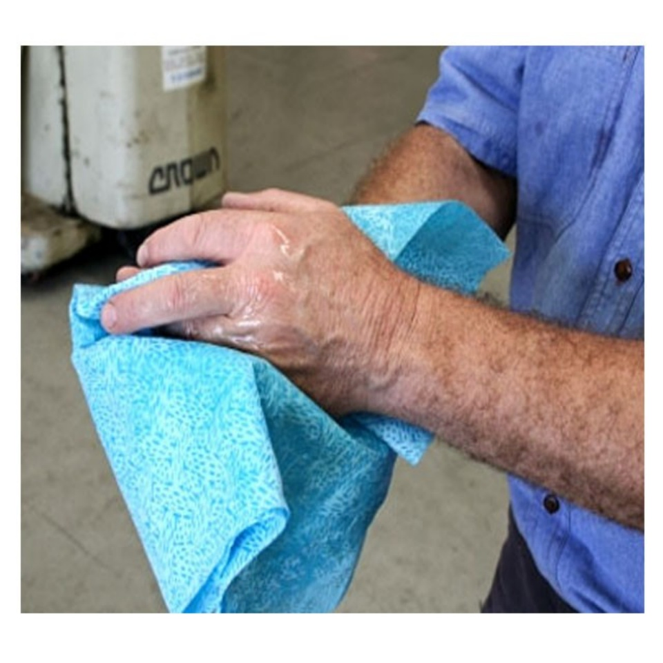 High Oil Absorption High Decontamination Industrial Lint Free Wiping Cloth