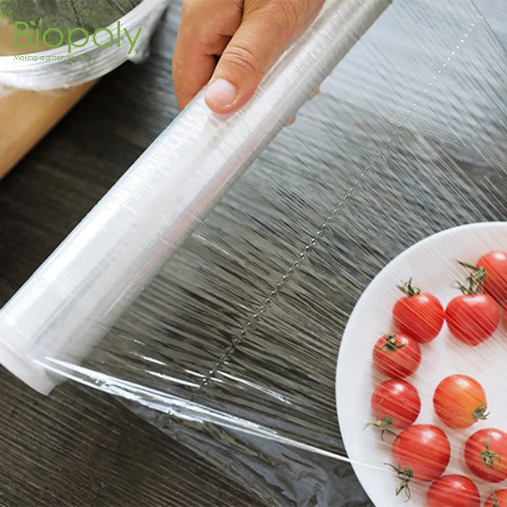 Food Grade PVC Cling Film Roll Soft Wrap for Moisture-Proof Food