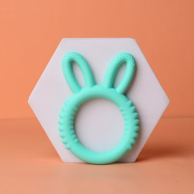 Gentle and Safe Silicone Teethers Rings for Infant Relief
