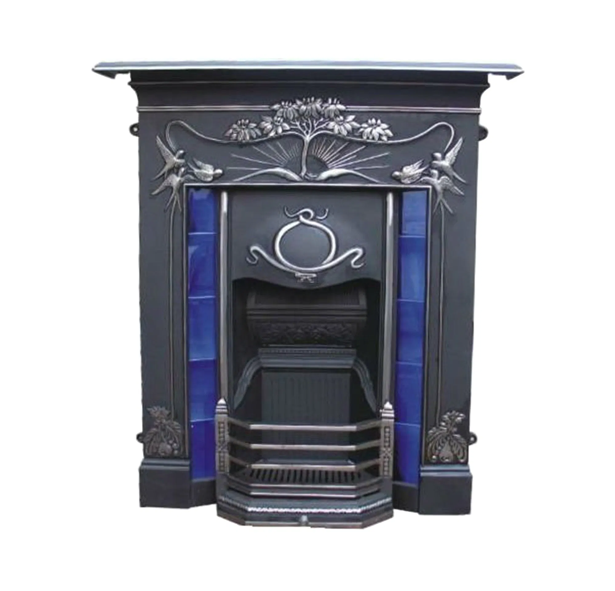 Cast Iron Vintage Fireplace Accessories Fireback