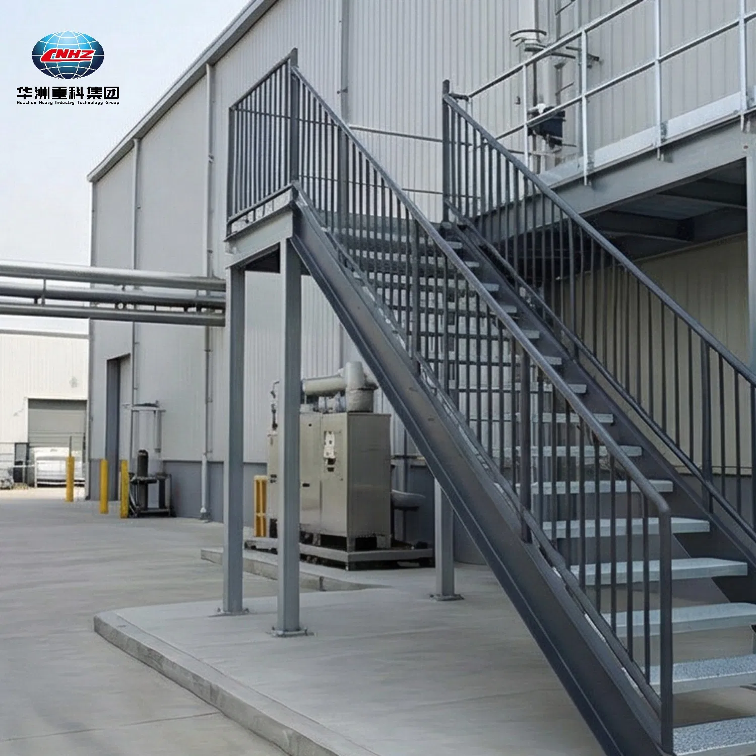 Durable Rust-Resistant Carbon Exterior Staircase/Railing DIY for Steel Platform Staircase